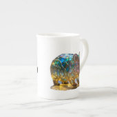 Glas Opalised Australische Combat, Porselein Kop (Voorkant rechts)