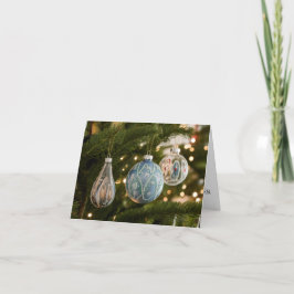 Glas Ornamenten Kerst Kaart
