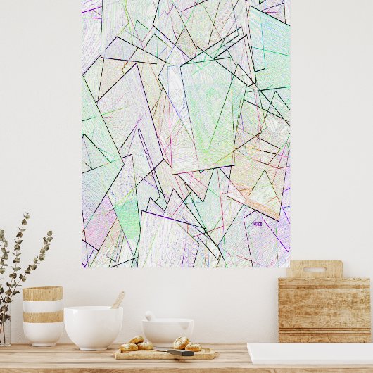 Glas..... Poster (Keuken)