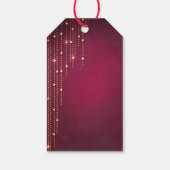 glas Prettige feestdagen Cadeaulabel (Achterkant)