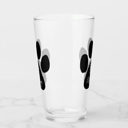 Glas - Puppy Paw Print (Links)