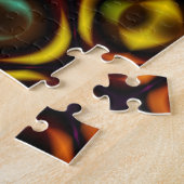 Glas | Rainbow Fractal Art Legpuzzel (Zijkant)