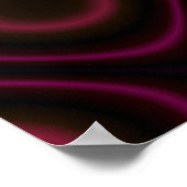 Glas | Regenboog Fractale Kunst Poster (Hoek)