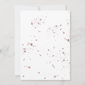 Glas rode wijn aquarel op wit kaart (Achterkant)