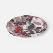 Glas, Rowan, bos van Rowan Papieren Bordje (Gekanteld)