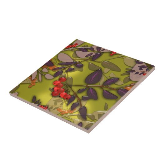 Glas, Rowan, bos van Rowan Tegeltje (Zijkant)