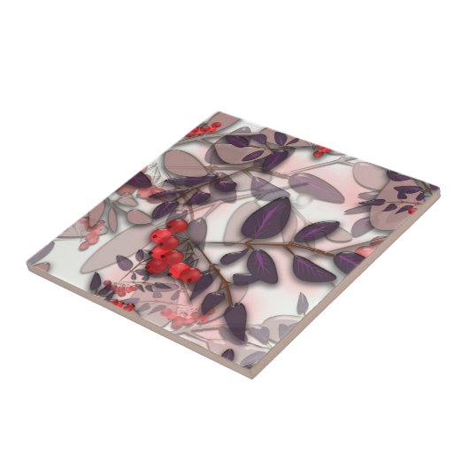 Glas, Rowan, bos van Rowan Tegeltje (Zijkant)