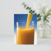 Glas sap briefkaart (Staand voorkant)