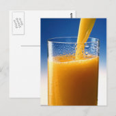 Glas sap briefkaart (Voorkant / Achterkant)