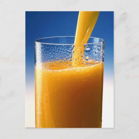 Glas sap briefkaart (Voorkant)