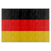 Glas Schneidebrett Deutschland Fahne Snijplank (Voorkant)