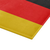 Glas Schneidebrett Deutschland Fahne Snijplank (Hoek)