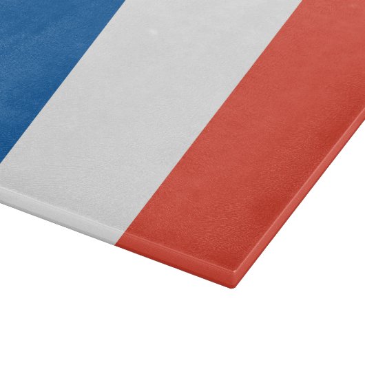 Glas Schneidebrett Frankreich Fahne Snijplank (Hoek)