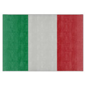 Glas Schneidebrett Italien Fahne Snijplank (Voorkant)