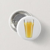 Glas sinaasappel ronde button 3,2 cm (Voorkant /achterkant)