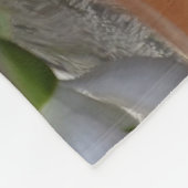 glas sneeuwval fleece deken (Hoek)