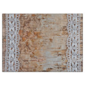 Glas Snijden Land Schuur Houten Kant Trim Edge Snijplank (Voorkant)