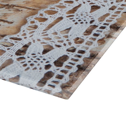 Glas Snijden Land Schuur Houten Kant Trim Edge Snijplank (Hoek)