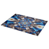 Glas snijplank met Argentijnse kleuren (Hoek)
