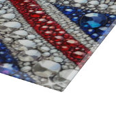 Glas snijplank met Britse kleuren (Hoek)