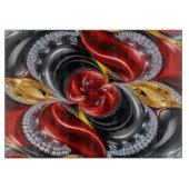 Glas snijplank met Duitsland Kleuren (Voorkant)