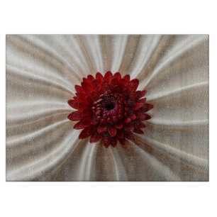 Glas snijplank met Japanse kleuren