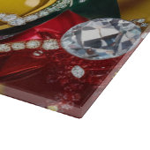 Glas snijplank met Los Angeles Kleuren (Hoek)