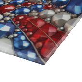 Glas snijplank met Nederland Kleuren (Hoek)