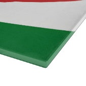 Glas snijplank met Seychellen Kleuren (Hoek)