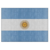 Glas snijplank met Vlag van Argentinië (Voorkant)
