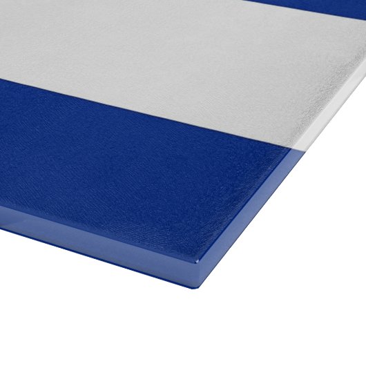 Glas snijplank met vlag van Cuba (Hoek)