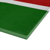 Glas snijplank met vlag van Kenia (Hoek)