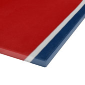 Glas snijplank met Vlag van Tennessee, USA (Hoek)