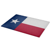 Glas snijplank met Vlag van Texas, USA (Hoek)