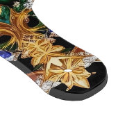 Glas snijplank paddle Braziliaanse Kleuren (Hoek)