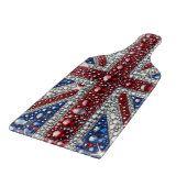 Glas snijplank paddle British Kleuren (Hoek)