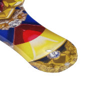Glas snijplank paddle Colombia Kleuren (Hoek)