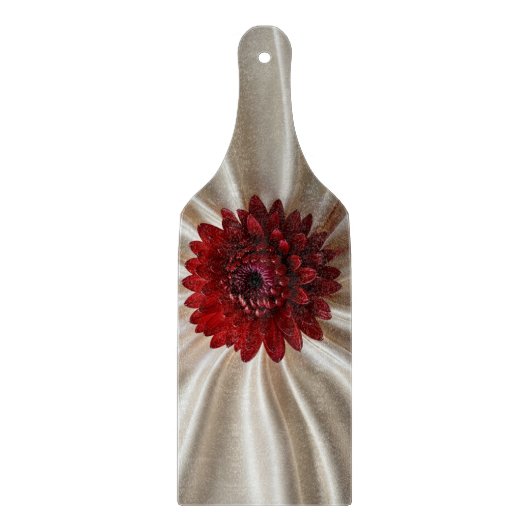 Glas snijplank paddle Japanase Kleuren (Voorkant)