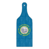 Glas snijplank paddle South Dakota vlag (Voorkant)