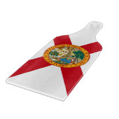 Glas snijplank peddel met Florida vlag (Hoek)