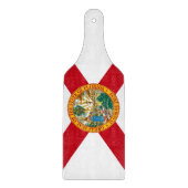 Glas snijplank peddel met Florida vlag (Voorkant)