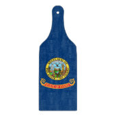 Glas snijplank peddel met Idaho vlag (Voorkant)