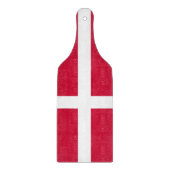 Glas snijplank peddel met vlag van Denemarken (Voorkant)