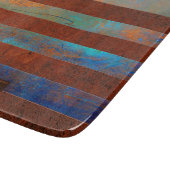 Glas Snijplank Rustieke Kuststijl (Hoek)