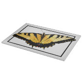 Glas Snijplank Tijger Swallowtail (Hoek)