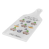 Glas Snijplank Uien Knoflook Soep Wij Behoren (Hoek)