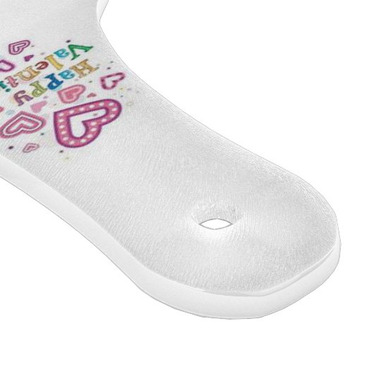 Glas snijplank Valentijnsdag sneeuwman (Hoek)