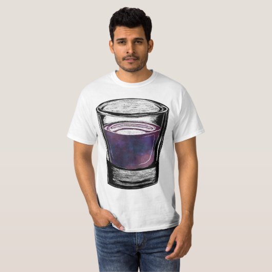 glas t-shirt (Voorkant volledig)