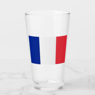 Glas Tumbler Frankrijk Vlag 16 oz