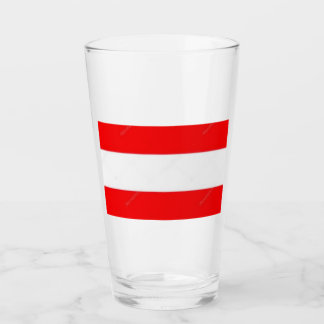 Glas Tumbler Oostenrijkse Vlag 16 oz